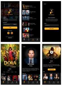 Photoplay Free UI Kit for Adobe XD