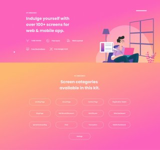 Coinbase Web and Mobile Free UI Kit
