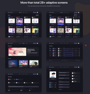 Web Service - Free UI Kit for Figma