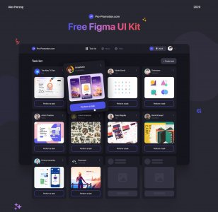 Web Service - Free UI Kit for Figma