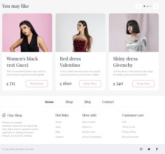 Clay Shop E-commerce UI Kit For Sketch