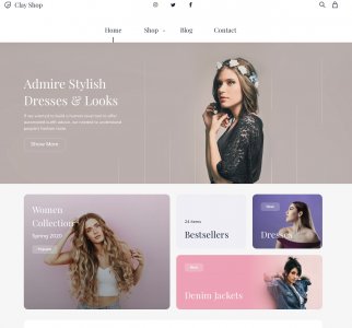 Clay Shop E-commerce UI Kit For Sketch