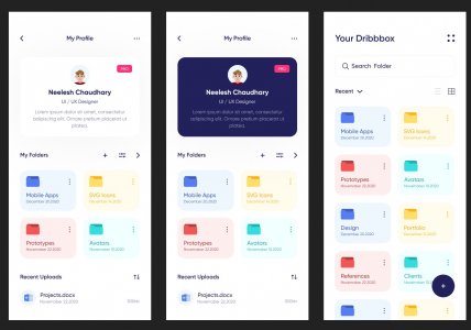 Dribbox Online Cloud Storage for Figma