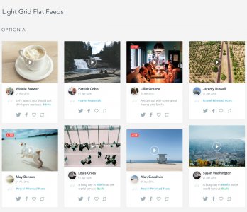 Based Feed UI Kit for Sketch