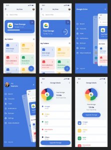 G-Drive Free UI Kit for Figma