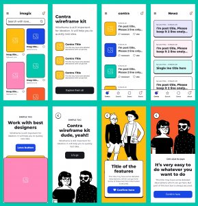 Contra - Open Source Wireframe Kit