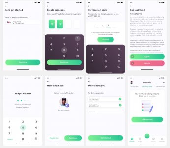 Budget Planner: Onboarding Screens UI Kit