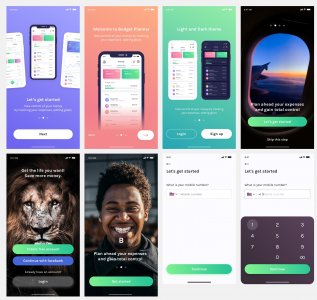 Budget Planner: Onboarding Screens UI Kit