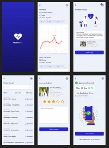 Medica App for Adobe XD