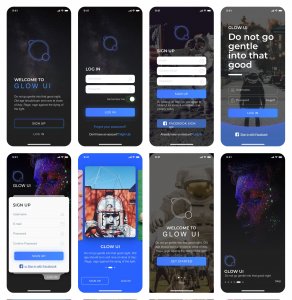 Glow UI Kit for Sketch