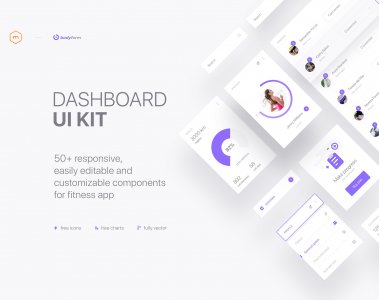 Bodyform - Fitness App UI Kit for Sketch