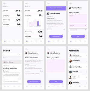 Freelance Platform UI Kit for Figma