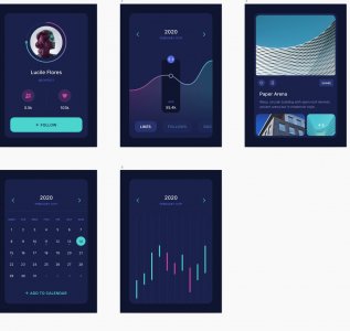 Dark & Light UI Components for Sketch