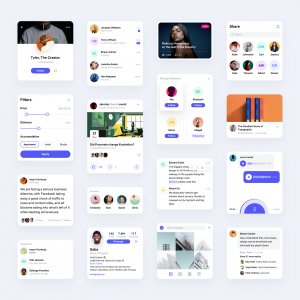 Social UI Kit for Figma