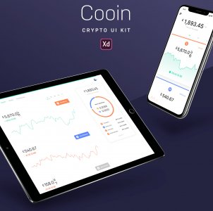 Cooin Crypto UI Kit for Adobe XD