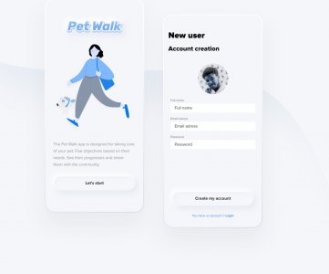 Pet Walk App UI Kit for Figma