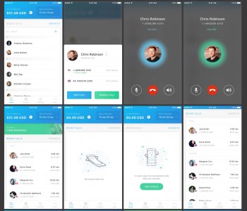 Wonep - Internationl Calling App UI Kit