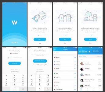 Wonep - Internationl Calling App UI Kit