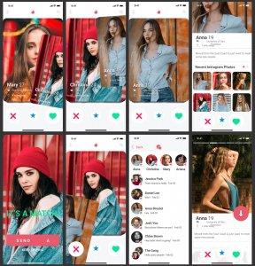 Dating App UI Kit for Sketch