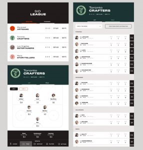 Sid League UI Kit for Adobe XD