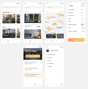 Hotelify - Hotel Booking App for Figma