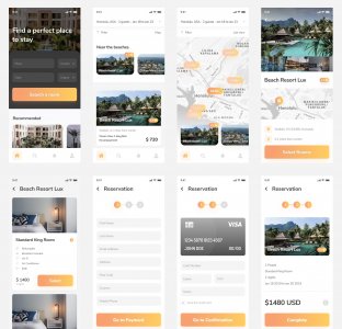 Hotelify - Hotel Booking App for Figma