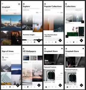 Unsplash UI Kit