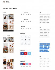 UI Blog Kit Template for Sketch