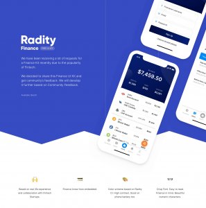 Radity - Finance UI Kit