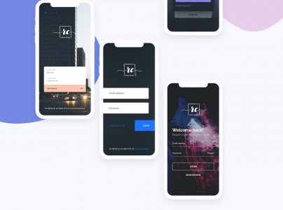 Login UI Kit for Adobe XD