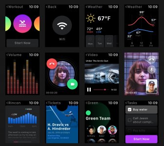Smartwatch UI Kit for Adobe XD