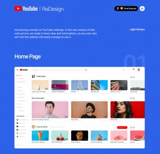 YouTube Redesign Concept