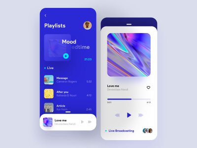 Orizon Music Player UI Kit