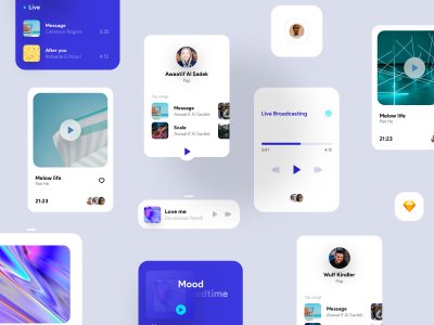 Orizon Music Player UI Kit