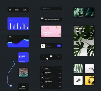Card - Free UI Kit For InVision Studio