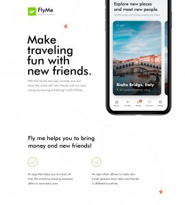 FlyMe - Free Travel App UI Kit