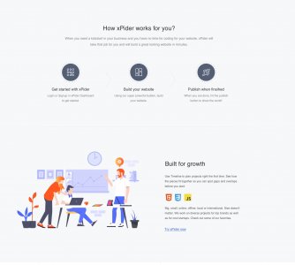 xPider- Landing Page UI Kit