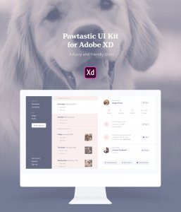 Pawtastic UI Kit for Adobe XD