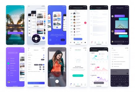 Atro Mobile UI Kit Freebie