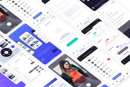 Atro Mobile UI Kit Freebie
