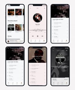L’euphorie Music UI Kit Freebie
