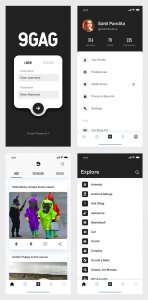 9GAG Redesign UI Kit