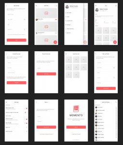 Momento - Free Sketch UI Kit