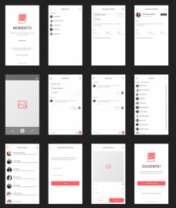 Momento - Free Sketch UI Kit