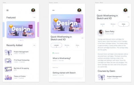 Online Courses UI Kit