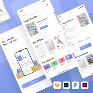 Kamartaj Gift Shop UI Kit