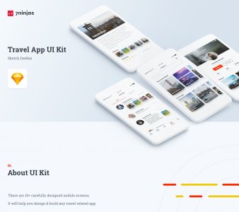 Free Travel App Ui Kit