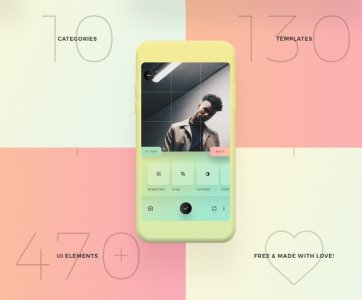 H1 Free Mobile UI Kit