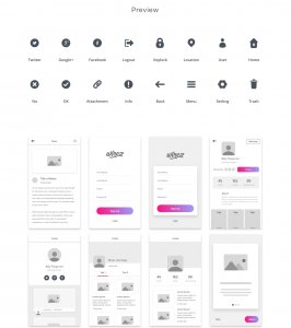 Wirez Free Wireframe Kit