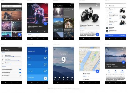 Material Design UI Kit